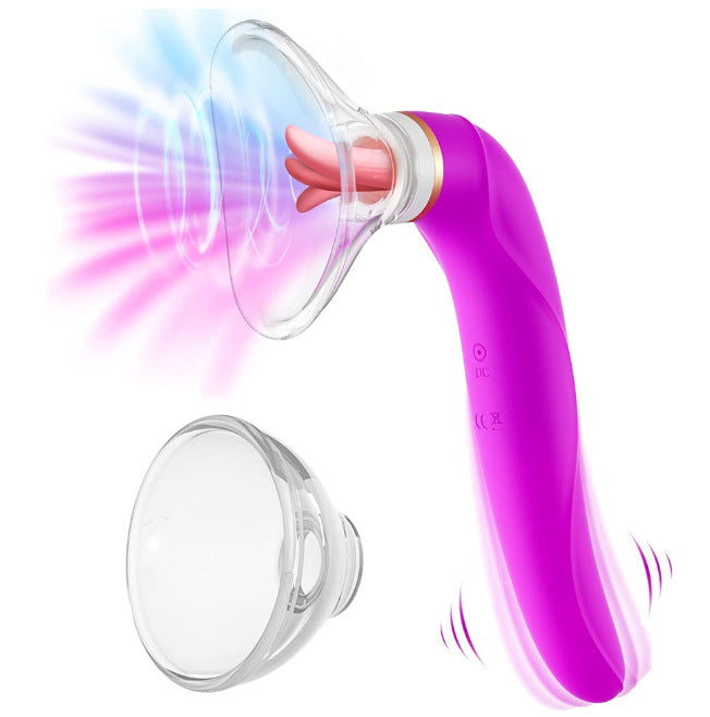 VIBRATOR SLIKKENDE OG SUGENDE