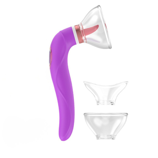 VIBRATOR SLIKKENDE OG SUGENDE