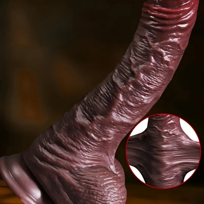 DILDO BEVÆGELIG FORHUD BLACK