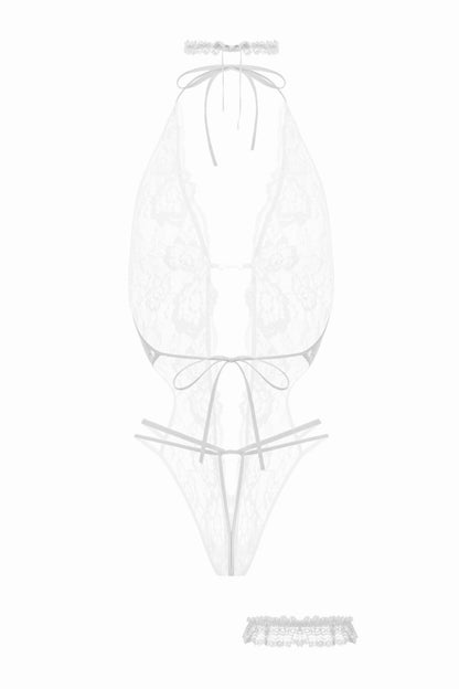 PITSIBODY HAARATON RENEE VALKOINEN - Puuhabox 